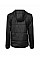 Black/Black Women's Hybrid-Stretch Hooded Jacket