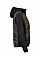 Deep Green/ Black Women's Hybrid-Stretch Hooded Jacket