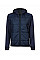 Navy/Navy Women's Hybrid-Stretch Hooded Jacket