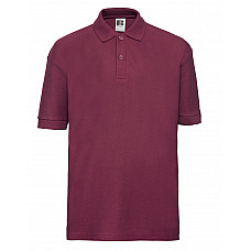 Burgundy Kids Classic Polo