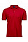 Red Men's Luxury Stretch Polo