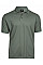 Leaf Green Men's Luxury Stretch Polo