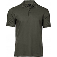 Deep Green Men's Luxury Stretch Polo