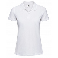 White Ladies' Classic Cotton Polo