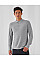 Heather Grey ID.001 Men's Long Sleeve Polo