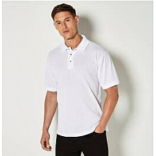 White Men's Subli Polo Shirt