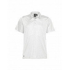 White Men's Eclipse H2X-Dry Pique Polo