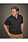 Navy Men's Luxury Stretch V-Neck Polo