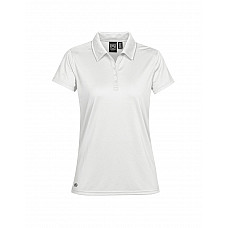 White Women's Eclipse H2X-Dry Pique Polo