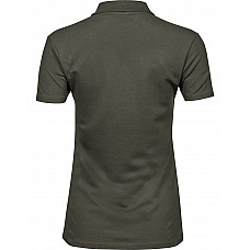 Dark Olive Ladies' Luxury Stretch Polo