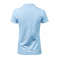 Light Blue Ladies' Luxury Stretch Polo