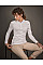 White Ladies' Luxury Long Sleeve Stretch Polo