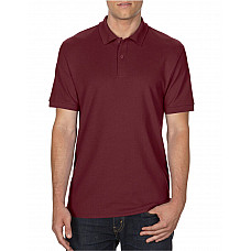 Maroon DryBlend® Adult Double Piqué Polo