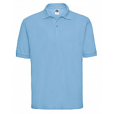 Sky Blue Men's Classic Polycotton Polo