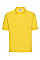 Yellow Men's Classic Polycotton Polo