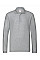 Athletic Heather Men's Premium Long Sleeve Polo