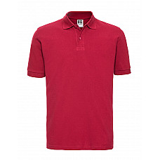 Classic Red Men's Classic Cotton Polo