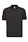 Black Men's Classic Cotton Polo