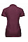 Burgundy Ladies' Fitted Stretch Polo