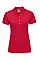 Classic Red Ladies' Fitted Stretch Polo