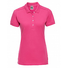 Fuchsia Ladies' Fitted Stretch Polo