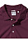 Burgundy Men's Fitted Stretch Polo