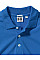 Azure Blue Men's Fitted Stretch Polo