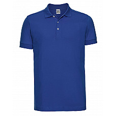 Bright Royal Men's Fitted Stretch Polo