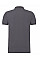 Convoy Grey Men's Fitted Stretch Polo