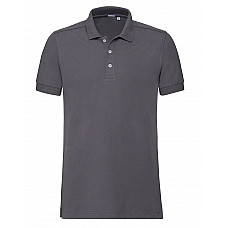 Convoy Grey Men's Fitted Stretch Polo