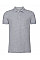 Light Oxford Men's Fitted Stretch Polo