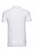 White Men's Fitted Stretch Polo