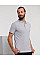 Azure Blue Men's Fitted Stretch Polo