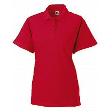 Classic Red Ladies' Classic Cotton Polo