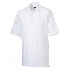 White Men's Classic Cotton Polo