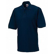 French Navy Men's Classic Cotton Polo