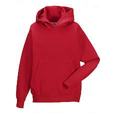 Classic Red Kids Hooded Sweatshirt