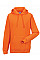 Orange Hooded Sweatshirt