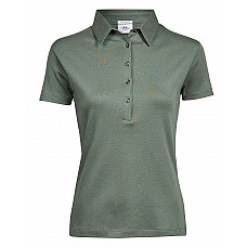 Leaf Green Ladies' Pima Cotton Polo