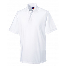 White Hardwearing Polycotton Polo