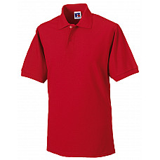 Classic Red Hardwearing Polycotton Polo