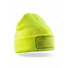 Fluoresent Yellow Recycled Thinsulate™ Printers Beanie