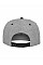 Heather Grey/Black Two Tone Classic Snapback Cap