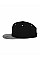 Black/Silver Two Tone Classic Snapback Cap