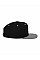 Black/Silver Two Tone Classic Snapback Cap