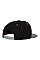 Black/Silver Two Tone Classic Snapback Cap