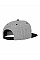 Heather Grey/Black Two Tone Classic Snapback Cap