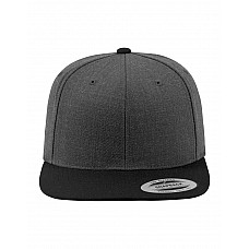 Charcoal/Black Two Tone Classic Snapback Cap