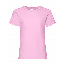 Light Pink Girl's Valueweight T