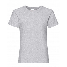 Heather Grey Girl's Valueweight T